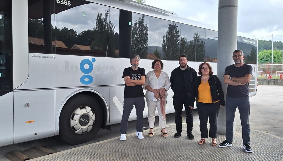 Representantes BNG - Estación Buses Gondomar