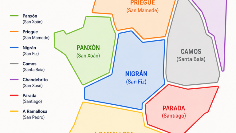Parroquias de Nigr&aacute;n